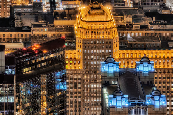 Looking Down on the Merchandise Mart - Chicago