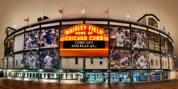 A 30 Exposure Impossible View of Wrigley Field