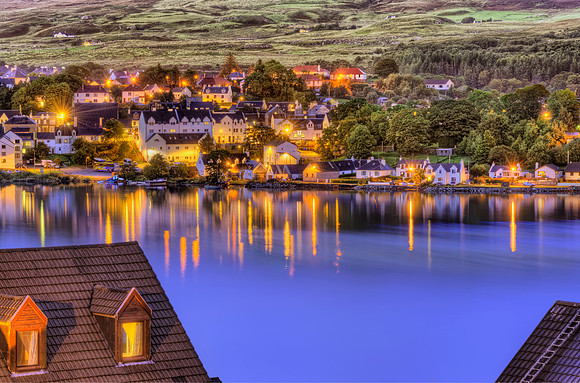 Portree, Scotland (Isle of Skye) at Night