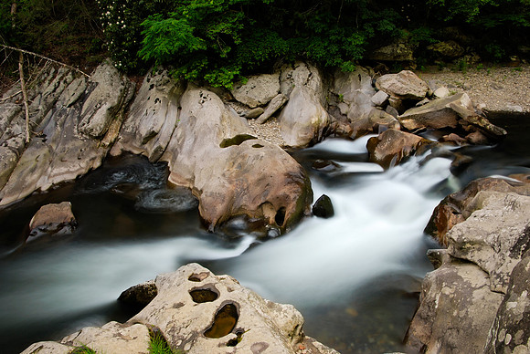 Smoky Mountain Stream, Long Exposure - Tennessee