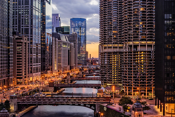 Down the Chicago River