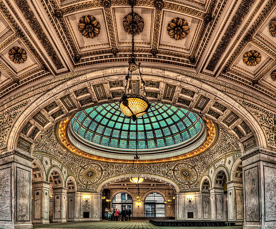 Chicago Cultural Center - World's Largest Tiffany's Domed Ceiling