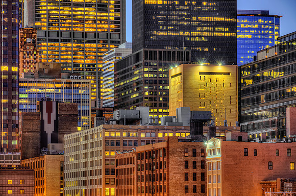A Twilight Slice of Chicago from the South