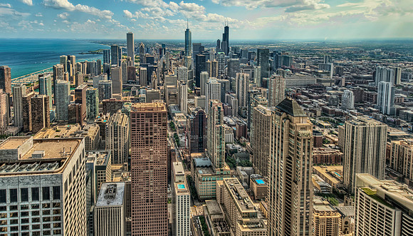 Daylight Hancock Observatory Panorama