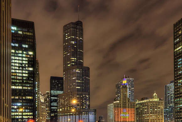 Trump and Wrigley Night