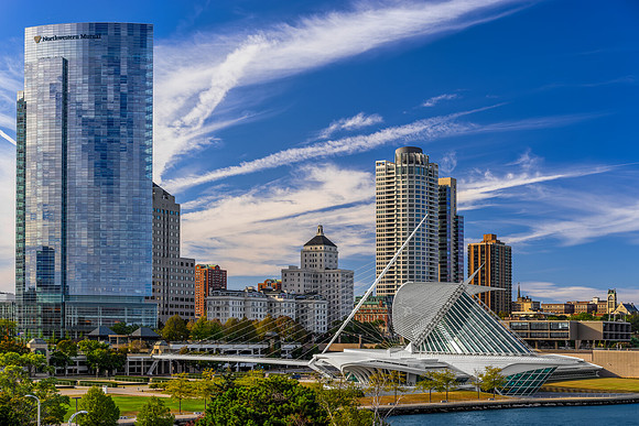 Museum Center Park and The Milwaukee Art Museum