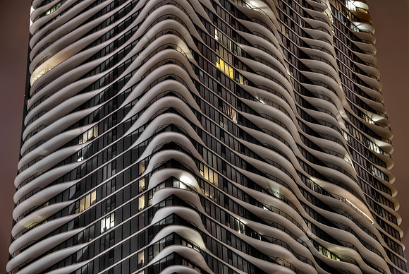 Chicago Aqua Building Detail