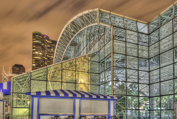Navy Pier Reflections against Crystal Gardens