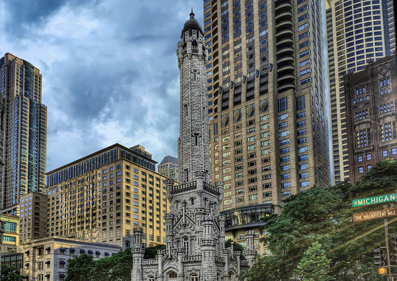 Water Tower in Daylight